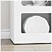 Credenza Bianco 40 x 35 x 100,5 cm Legno multistrato - Foto miniatura 5