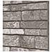 Pannelli da parete 10 pcs Grigio Scuro 100 x 50 cm Schiuma EPS - Foto miniatura 3