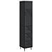 Set di armadi 2 pcs Nero 33 x 34,5 x 90 cm Legno ingegnerizzato - Foto miniatura 1