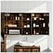 Set di Armadi da Bagno con lo scaffale 3 pcs 130 x 14,5 x 70 cm - Foto miniatura 4