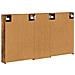 Set di Armadi da Bagno con lo scaffale 3 pcs 130 x 14,5 x 70 cm - Foto miniatura 9