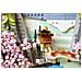 ART 31218 Paesaggio Giapponese con Ciliegi Fioriti, Kit Modellismo Fai da Te Adulti, Decorazione da Parete, Idea Regalo - Foto miniatura 33