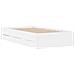 Telaio del letto con storage Bianco Legno ingegnerizzato - Foto miniatura 5