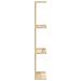 Scaffale da parete 2 pz Rovere Sonoma 25 x 15 x 100 cm - Foto miniatura 5