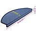 Tappetini Per Scale 15 Pz Blu 65x24x4 Cm - Foto miniatura 5