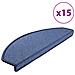 Tappetini Per Scale 15 Pz Blu 65x24x4 Cm - Foto miniatura 1