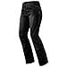 Jeans Donna Protezioni Ce Ginocchio Pantaloni Lady Moto Scooter Custom Nero 28 - Foto miniatura 1