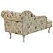 Chaise Longue Destra Tesstuto Stampato Beige Nimes - Foto miniatura 8