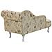 Chaise Longue Destra Tesstuto Stampato Beige Nimes - Foto miniatura 14