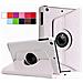 Custodia Per Apple Ipad Mini 1/2 / 3 Smart 360° Gradi Di Rotazione Cover Supporto Protezione Case Auto Sveglia / sonno | Colore Bianco - Foto miniatura 1