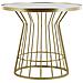 Tavolino Da Caffè Oro Con Effetto Marmo Concan - Foto miniatura 1