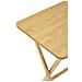 Pieghevole Spuntino Tavolo Computer Portatile Tavolo In Legno Naturale Di Piegatura Della Tabella Di Campeggio Esterna Tabella Fold Up Table Camping Tabella Di Piegatura 65 X 49 X 20 - Foto miniatura 3