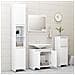 Set Mobili da Bagno 3 pz Bianco in Truciolato - Foto miniatura 4