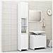 Set Mobili da Bagno 3 pz Bianco in Truciolato - Foto miniatura 1