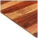 Piano Tavolo in Legno Massello di Acacia 15-16 mm 70x70 cm - Foto miniatura 2