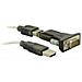 USB 2.0 to Serial Adapter USB A RS-232 Nero cavo di interfaccia e adattatore - Foto miniatura 3