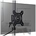 Dm751 Supporto Per 1 Monitor - Base In Acciaio Per Schermi Fino A 24"" - Altezza Regolabile - Guida In Alluminio Per Schermi Fino A 8 Kg - Inclinazione + / -15° - Rotazione Schermi 360° - Foto miniatura 2