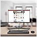 Dm751 Supporto Per 1 Monitor - Base In Acciaio Per Schermi Fino A 24"" - Altezza Regolabile - Guida In Alluminio Per Schermi Fino A 8 Kg - Inclinazione + / -15° - Rotazione Schermi 360° - Foto miniatura 6