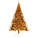 Albero di Natale Artificiale a Metà con Supporto Oro 240 cm PET - Foto miniatura 8