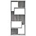 Libreria Grigio Sonoma 67x24x161 Cm In Legno Ingegnerizzato - Foto miniatura 3