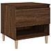 Comodino Rovere Marrone 50x46x50 Cm In Legno Multistrato - Foto miniatura 2