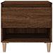 Comodino Rovere Marrone 50x46x50 Cm In Legno Multistrato - Foto miniatura 7