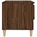 Comodino Rovere Marrone 50x46x50 Cm In Legno Multistrato - Foto miniatura 8