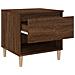 Comodino Rovere Marrone 50x46x50 Cm In Legno Multistrato - Foto miniatura 9