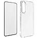 Pack Cover + Vetro Temperato 9h Samsung Galaxy S23 Plus 4smarts Trasparente - Foto miniatura 2