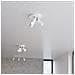 Lampada A Soffitto Ring 3p Bianco Sl. 1015 - Moderno Lampade Da Soffitto Bianco 18x20x20 Cm - Foto miniatura 1