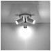 Lampada A Soffitto Ring 3p Bianco Sl. 1015 - Moderno Lampade Da Soffitto Bianco 18x20x20 Cm - Foto miniatura 3