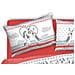 Copripiumino Sacco Piumone Pensieri Delicati Cotone Disegno Bau Bau Matrimoniale Rosso - Foto miniatura 4