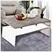 Tavolino Divano Salotto Rettangolare Design Moderno Legno Mdf 2 Ripiani - Foto miniatura 2