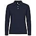 Stretch Premium Polo L /s Women Blu Scuro Xs - Foto miniatura 1