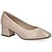 Beige Comb Elegant Closed Formal Scarpe Eleganti Pelle Scarpe Donna Beige Eu 37, 9-22305-42-408 - Foto miniatura 1