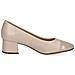 Beige Comb Elegant Closed Formal Scarpe Eleganti Pelle Scarpe Donna Beige Eu 37, 9-22305-42-408 - Foto miniatura 3