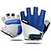Guanti Da Ciclismo, Guanti Traspiranti A Mezze Dita Per Fitness, Sollevamento Pesi, Ciclismo Blue Xl - Foto miniatura 4