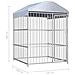 Canile Da Esterno Con Tetto 150x150x200 Cm - Foto miniatura 5