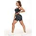 Pantaloncini A Compressione - Perfetti Per Yoga E Fitness Grey M - Foto miniatura 6