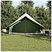 Tenda Familiare A-Frame per 7 Persone Verde Impermeabile - Foto miniatura 3