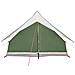 Tenda Familiare A-Frame per 7 Persone Verde Impermeabile - Foto miniatura 4