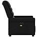 Poltrona Massaggiante Reclinabile Elettrica Nera in Tessuto - Foto miniatura 6