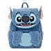 Stitch zaino Zaino casual Blu Felpato, Poliuretano - Foto miniatura 1