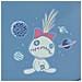 Stitch zaino Zaino casual Blu Felpato, Poliuretano - Foto miniatura 6