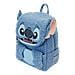 Stitch zaino Zaino casual Blu Felpato, Poliuretano - Foto miniatura 7
