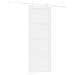 Porta Scorrevole  con Set di Ferramenta Bianca 78x202 cm Legno Massello di Pino, Porta Interna  'ORKDAL'Bianca 78x202x4 cm Legno Massello di Pino - Foto miniatura 1
