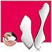 Strumento Gua Sha Per Il Viso A Forma Di Ala In Acciaio Inossidabile Per Rassodare E Sollevare - Foto miniatura 5