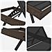 Lettini prendisole 3 pcs Marrone 40 x 40 x 40.5 cm polyrattan - Foto miniatura 8