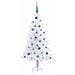 Albero di Natale artificiale Bianco 150 cm PVC e Acciaio - Foto miniatura 3