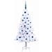 Albero di Natale artificiale Bianco 150 cm PVC e Acciaio - Foto miniatura 4